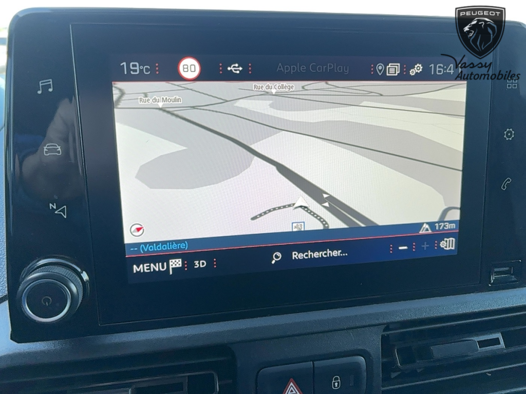 Peugeot Partner (3) BLUEHDI 75 STANDARD 650KG PREMIUM 4 portes  (avril 2019) (co2 111)